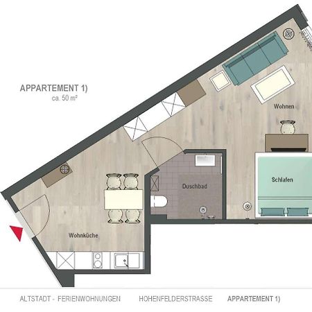 Cozy-Flats Koblenz Lejlighed Koblenz  Eksteriør billede